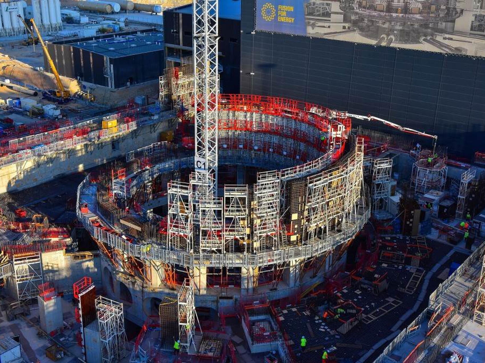 Like a giant bird's nest