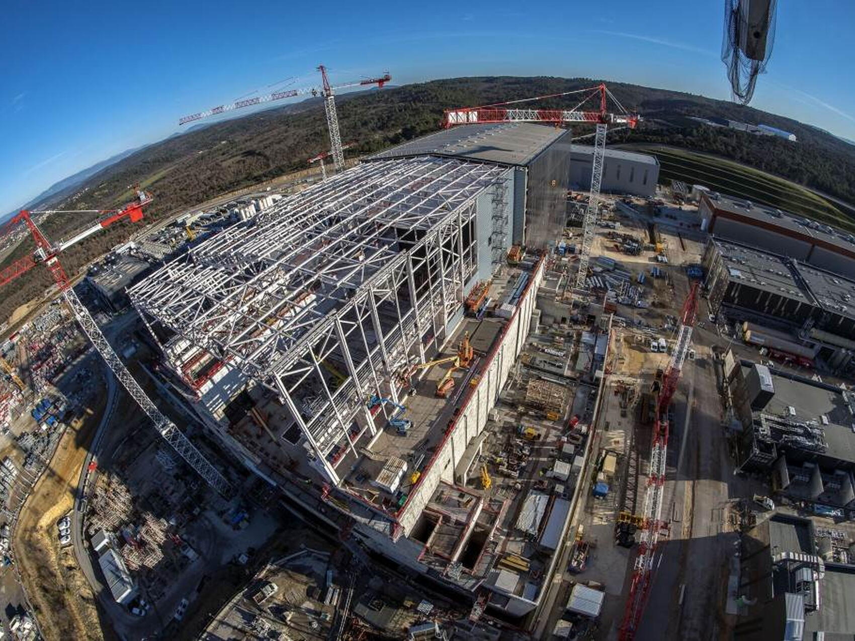 Crane hall: framed out