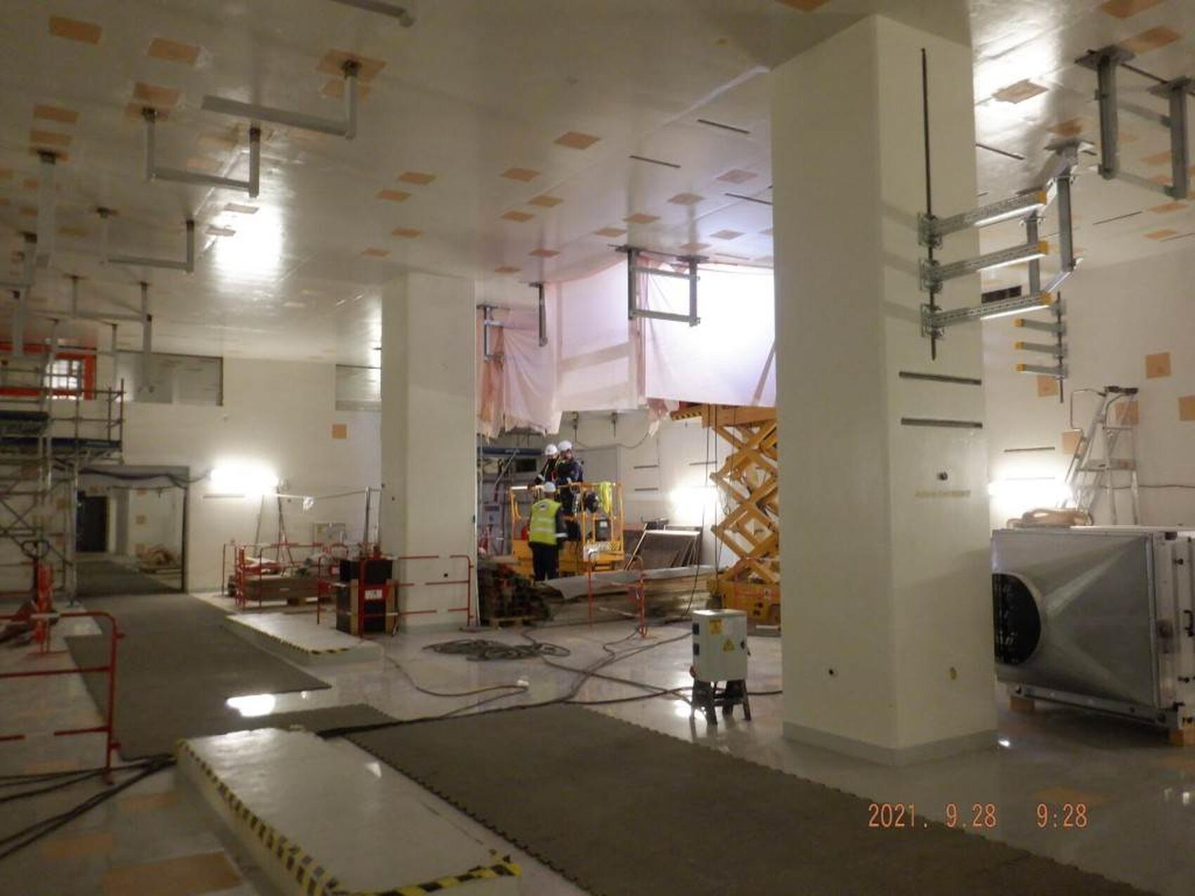 Readying the supports