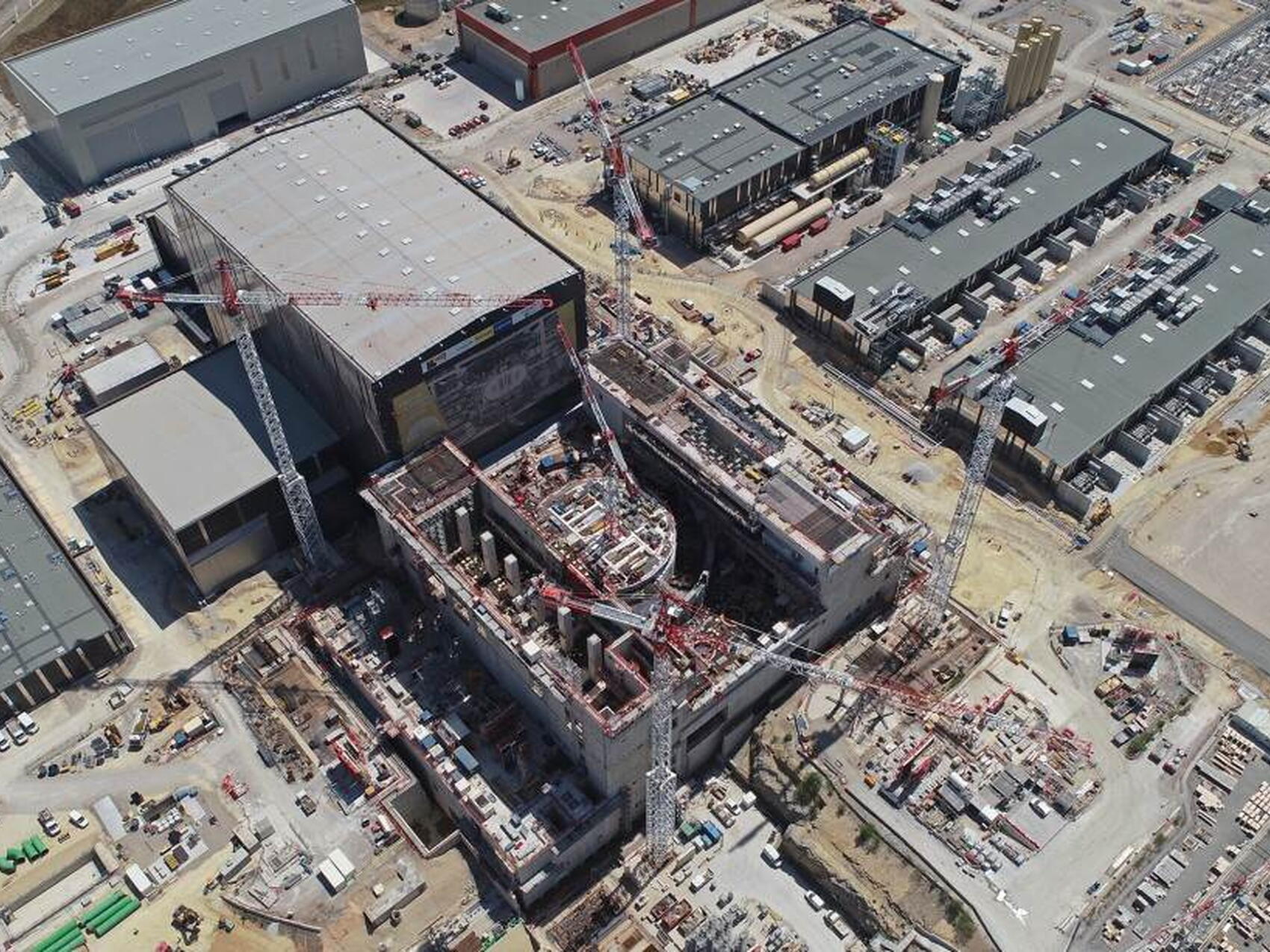 Roof frame on its way