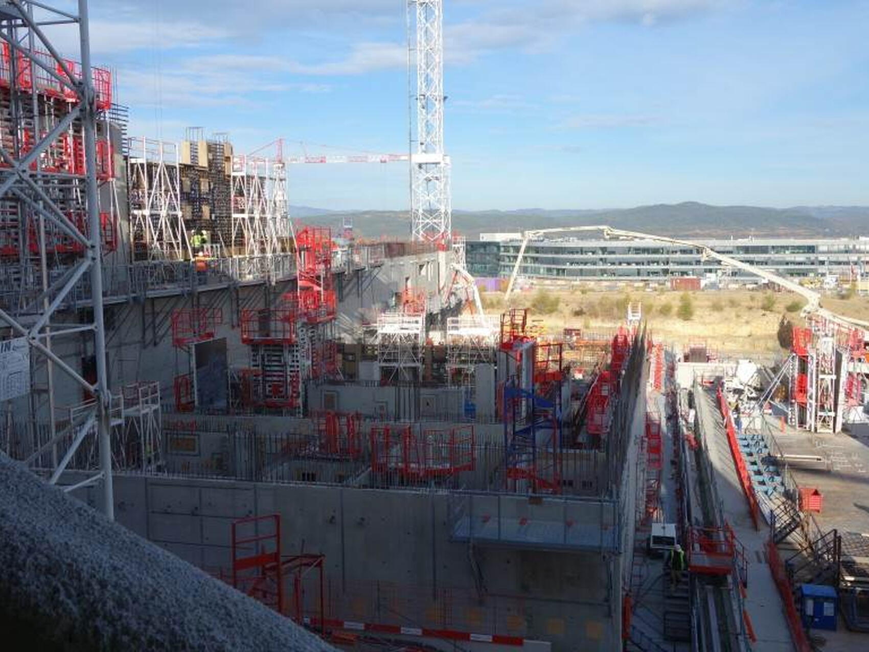 Ground level, Tritium Building