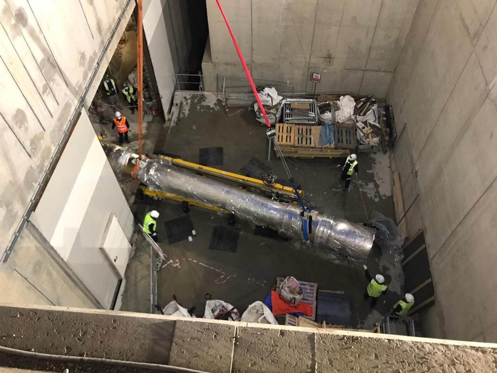 Down into the basement