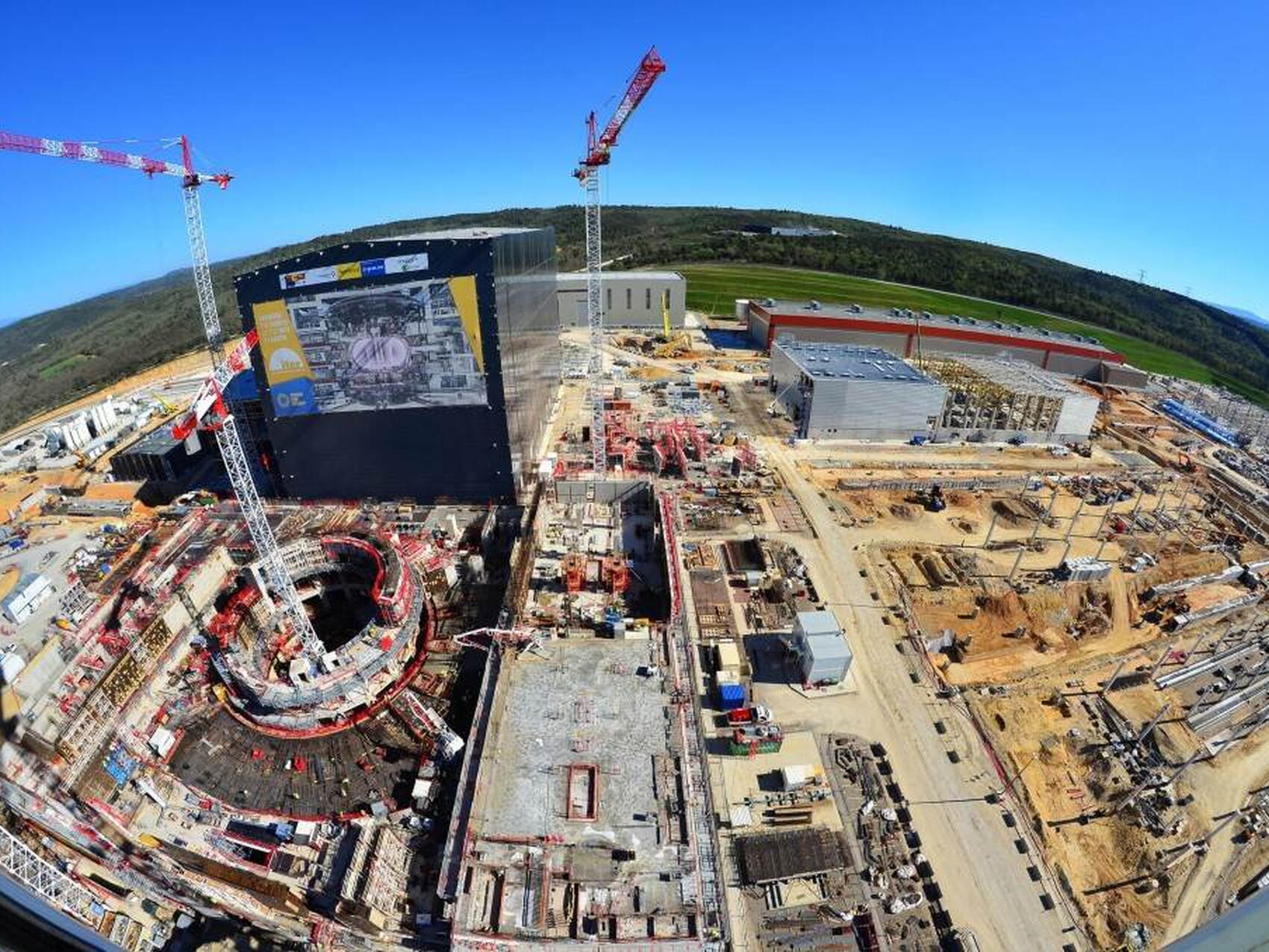 The three buildings of the Tokamak Complex
