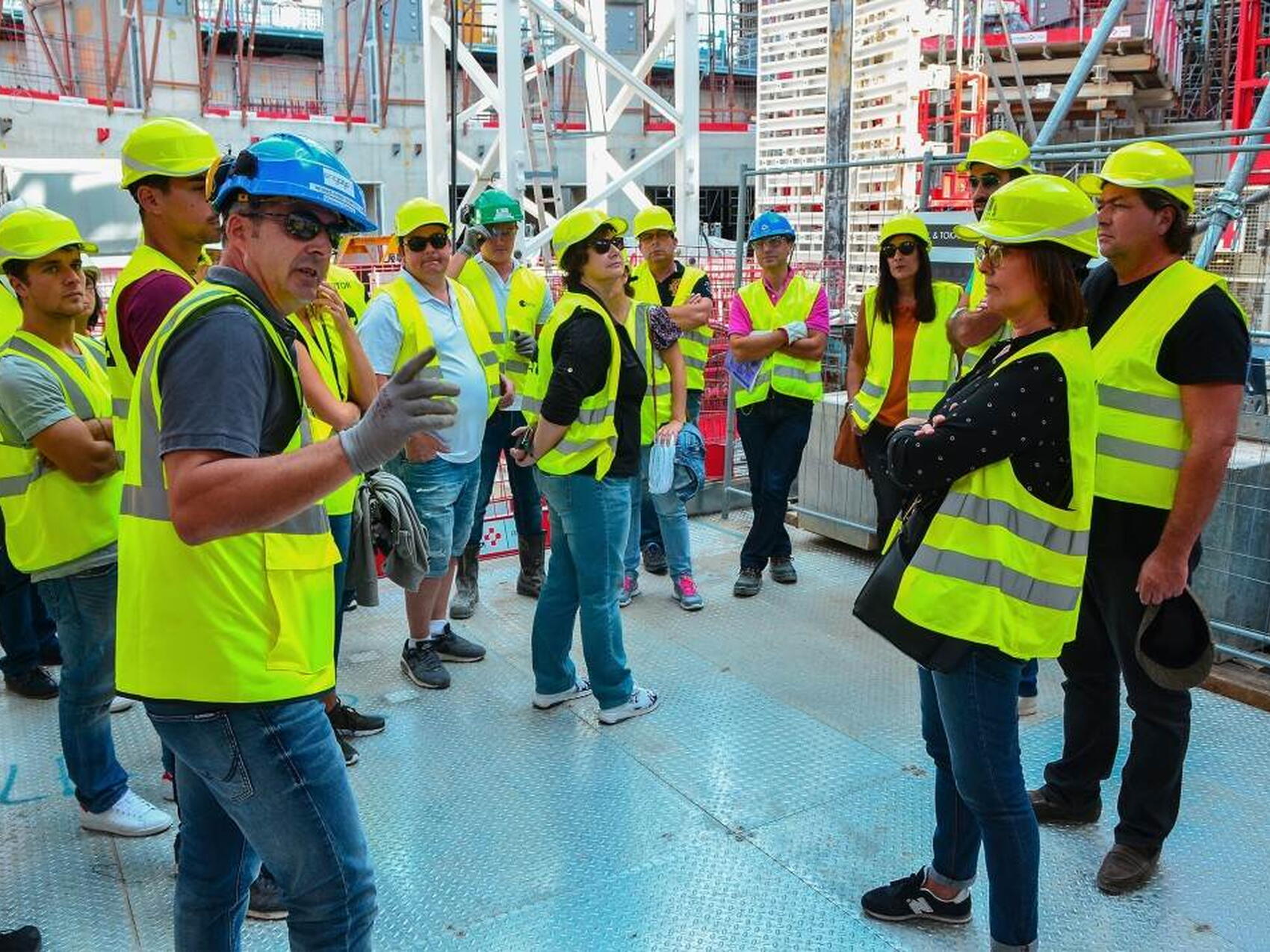 Visitors on a Saturday