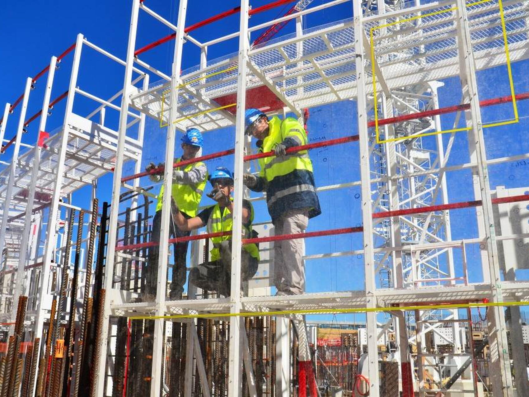 See-through formwork