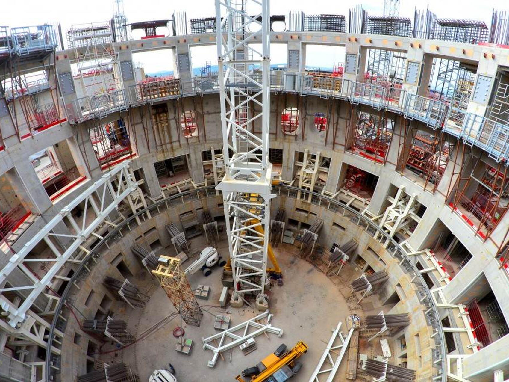 Last picture of full assembly arena