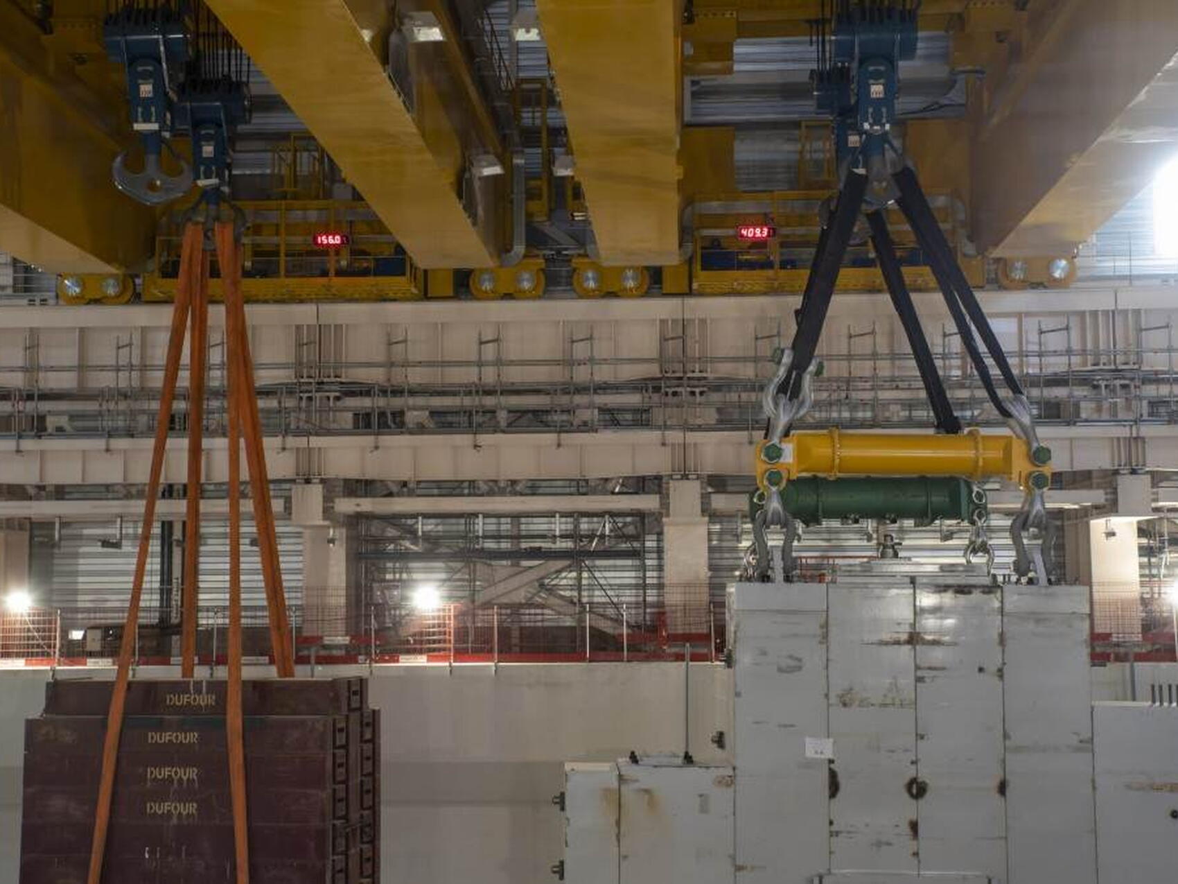 The numbers on the scale