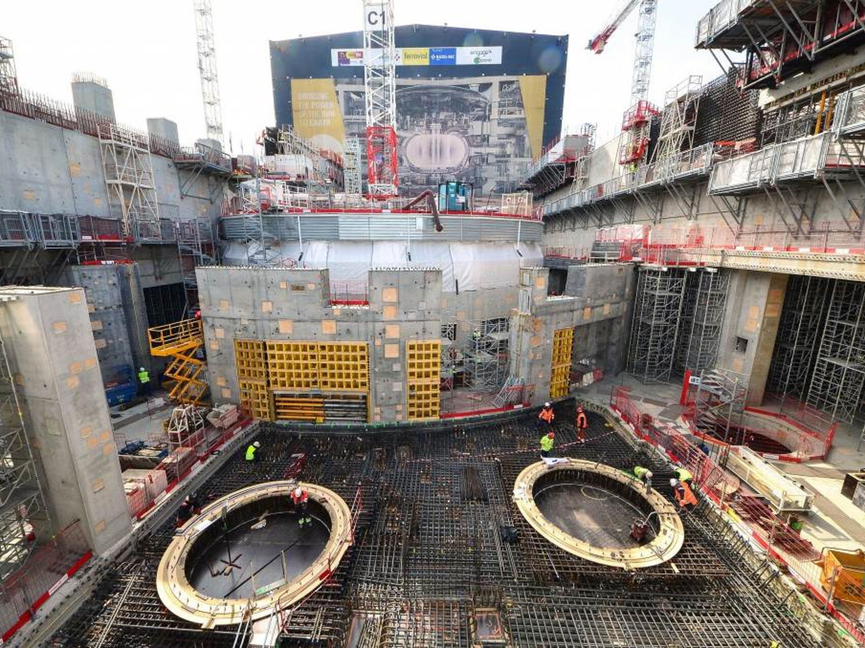 Giant power outlets for a giant appliance