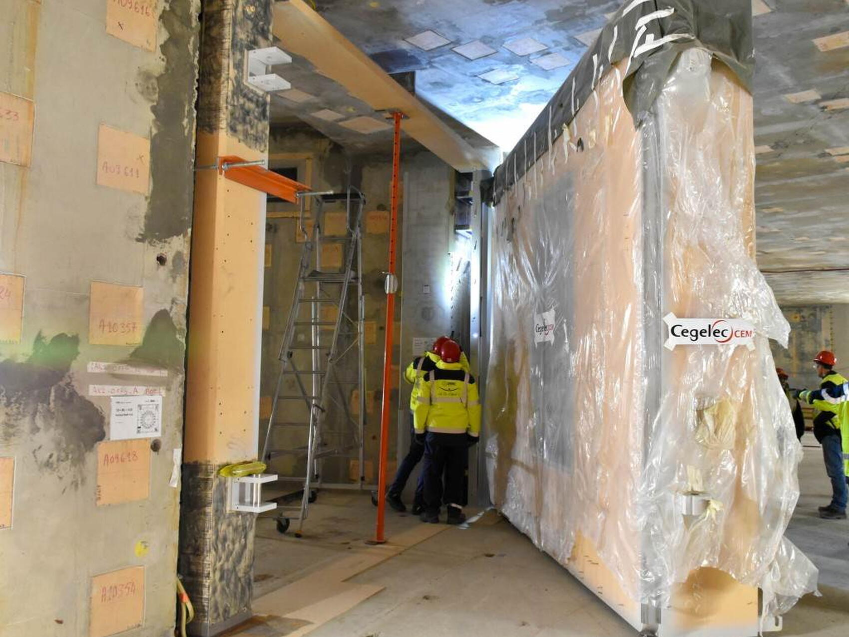 First nuclear door installed