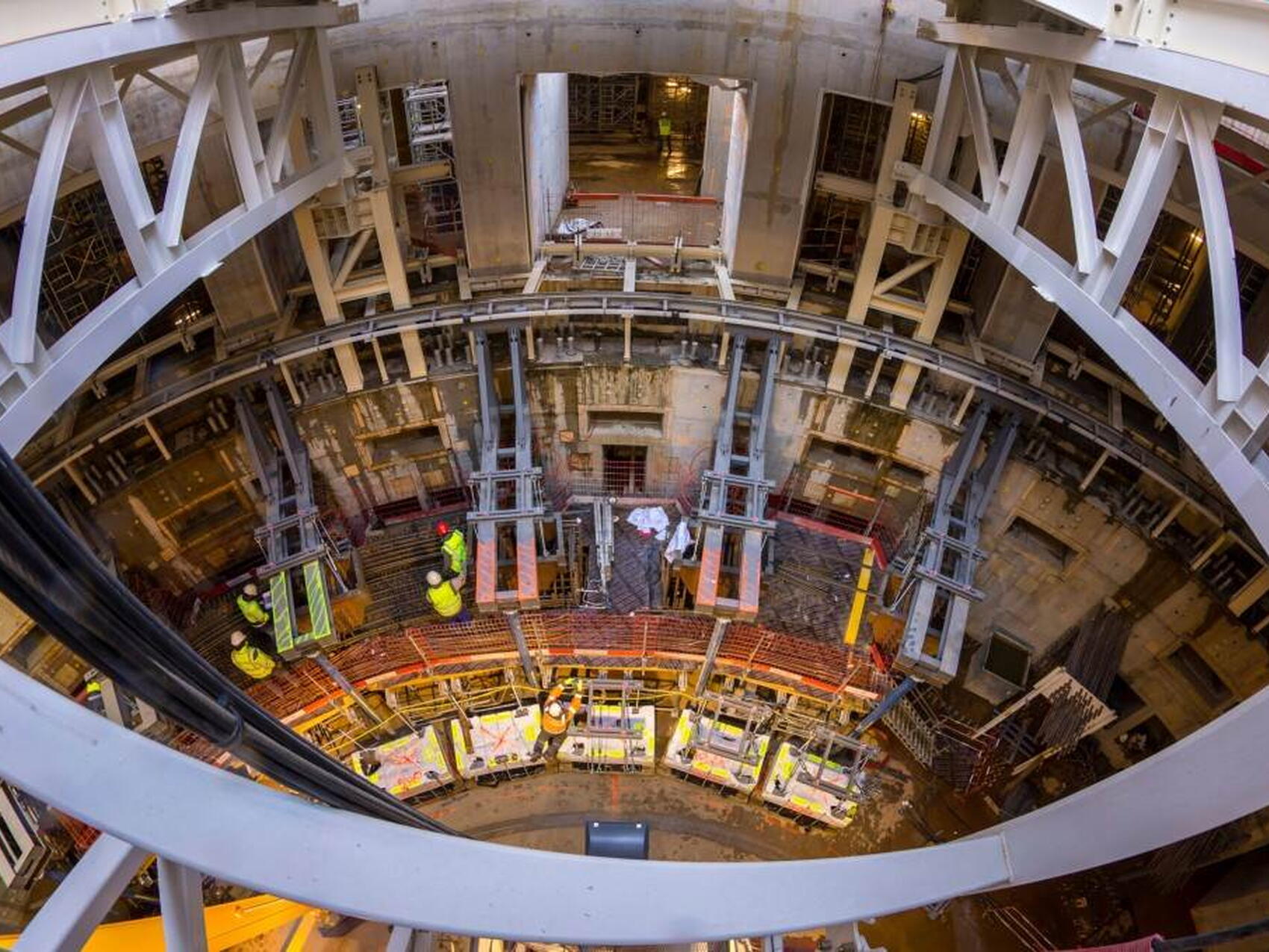 Starting on the crown