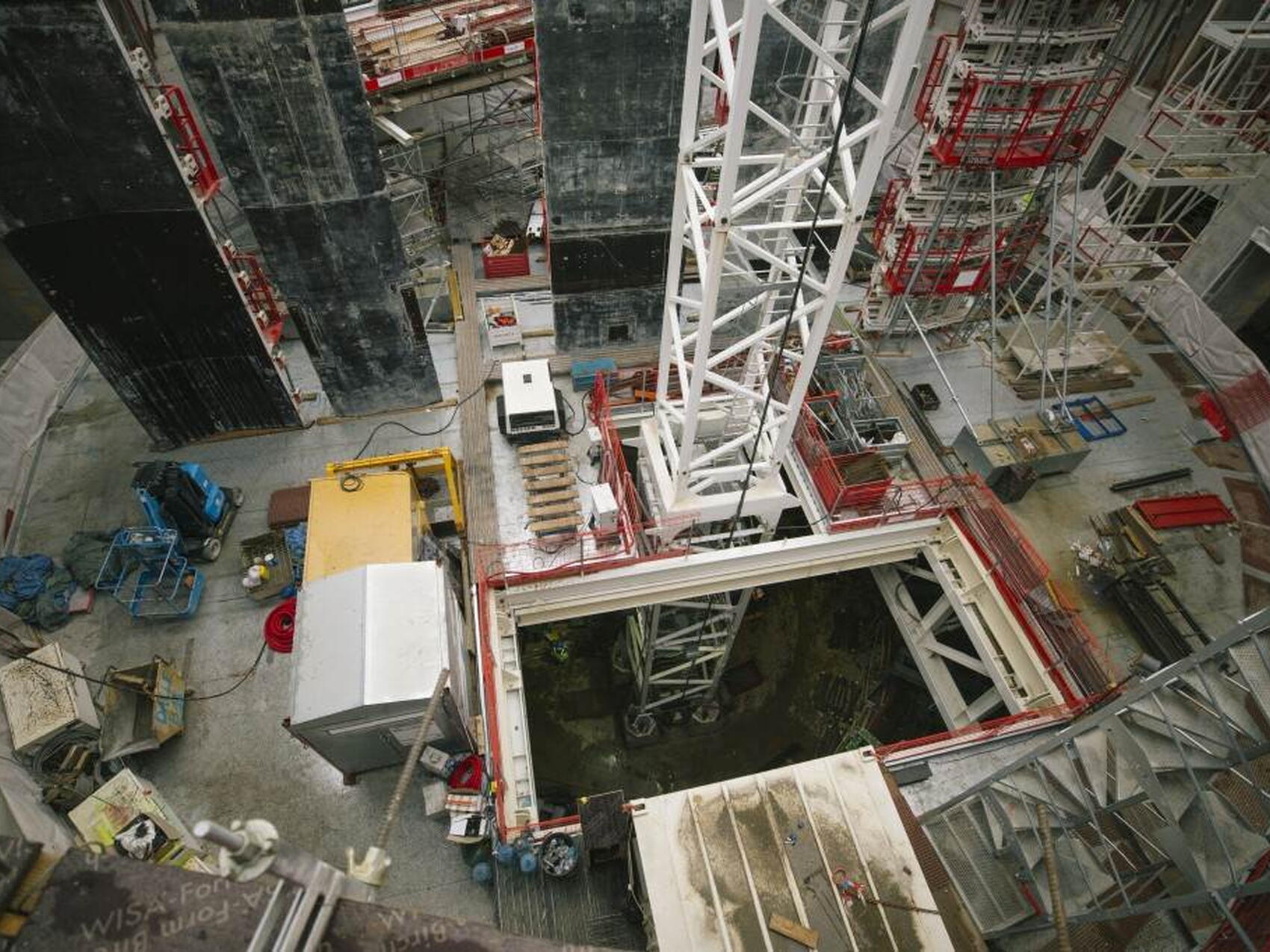 Through to the basement