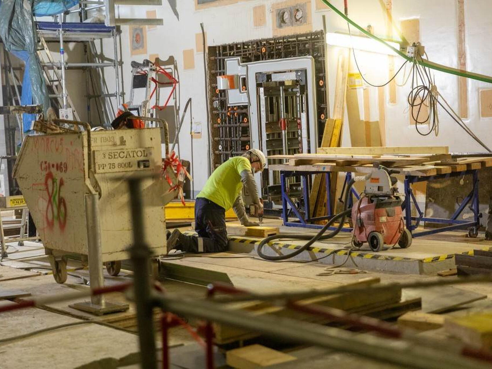 Down in the bowels of the Tokamak Complex