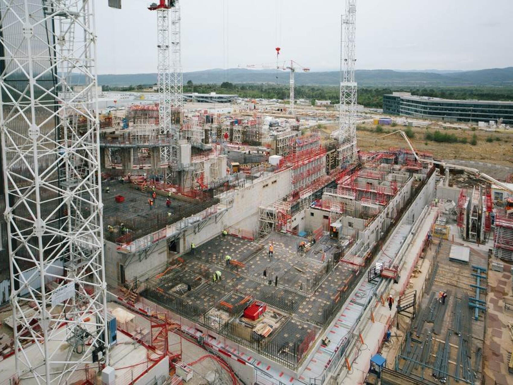 Seen from the northeast corner