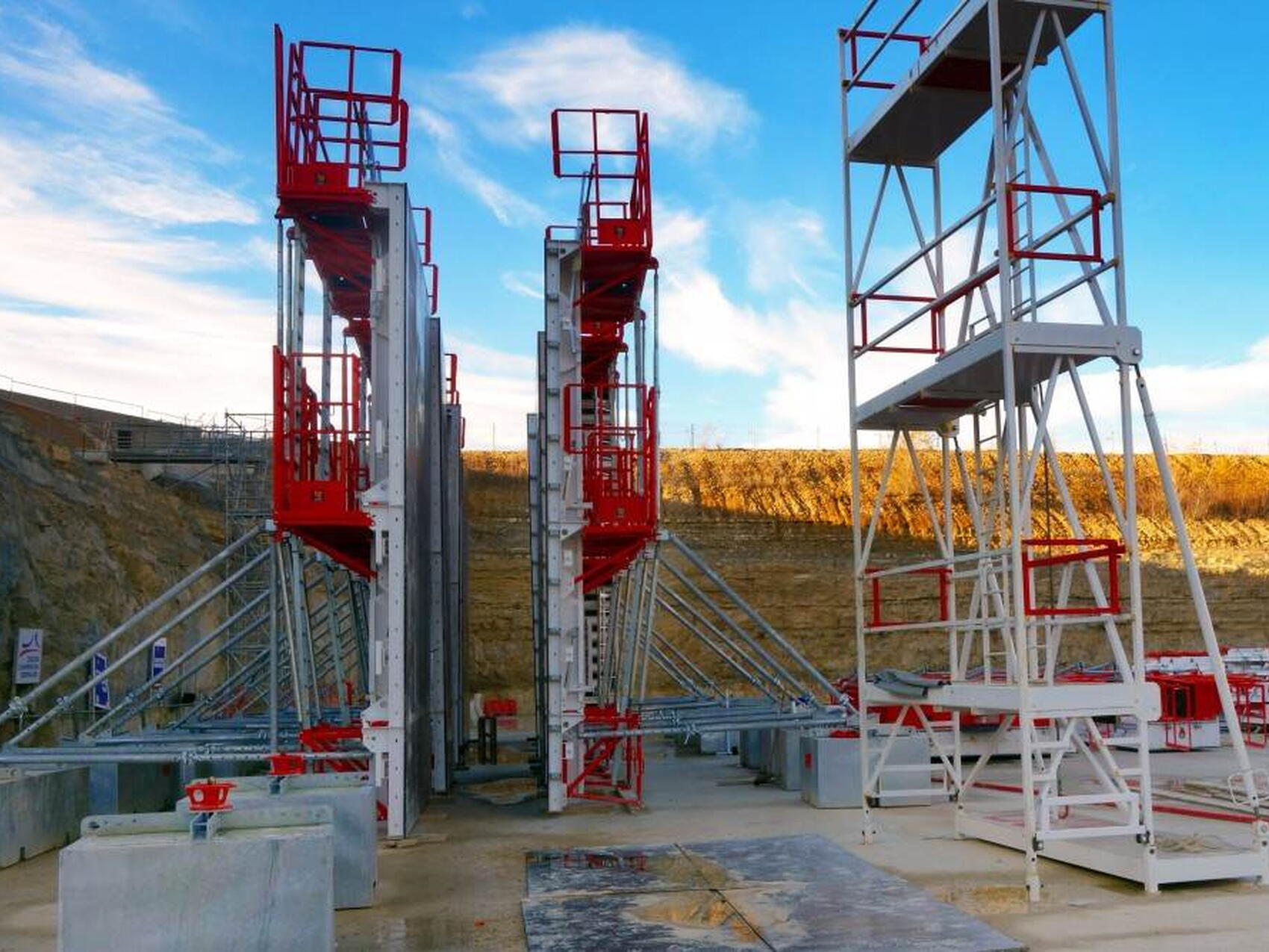 Wall pouring continues