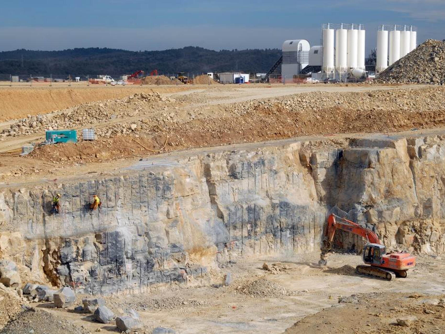 Investigating the rock substrata