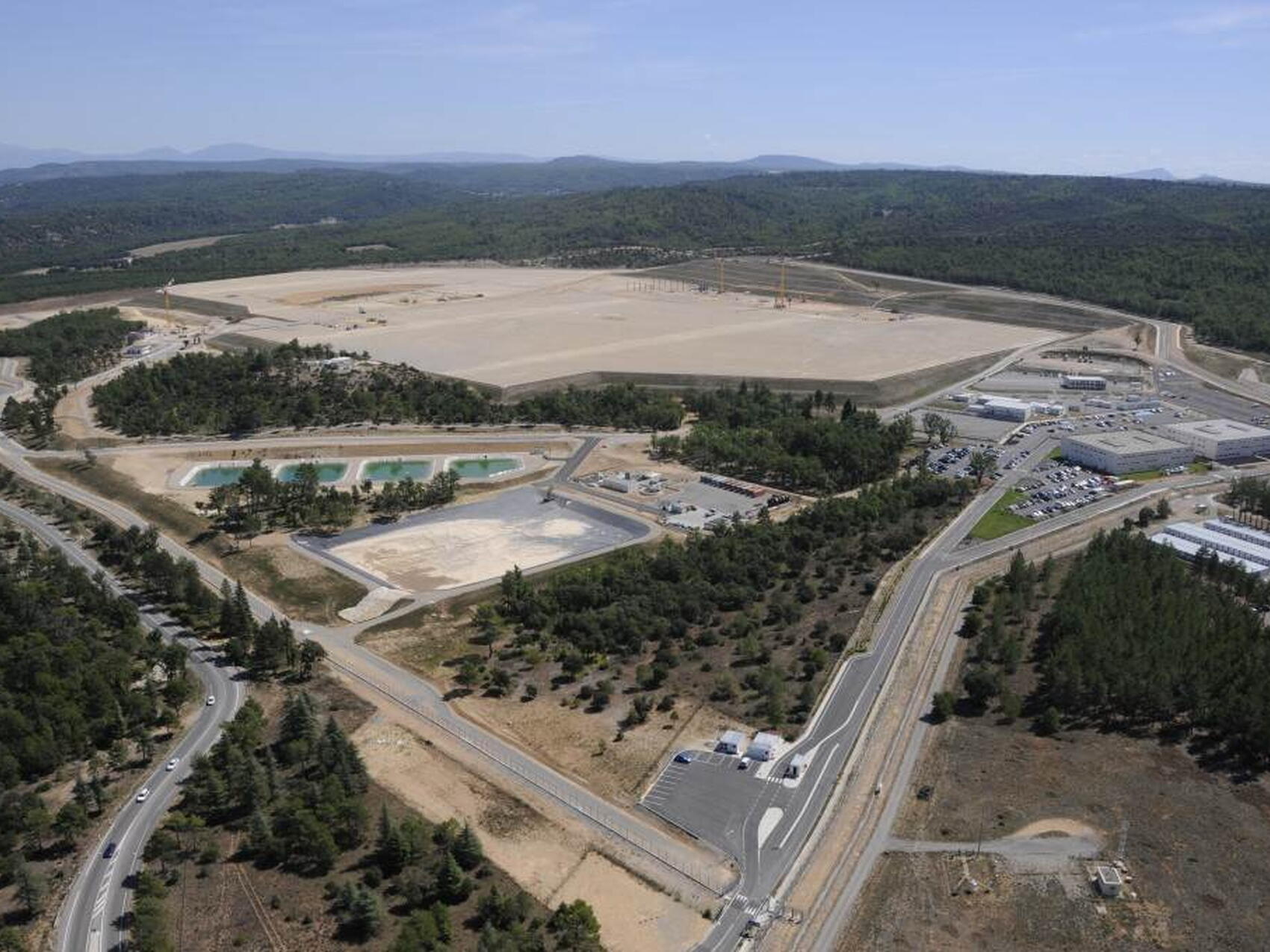 ITER seen from the sky as construction is launched