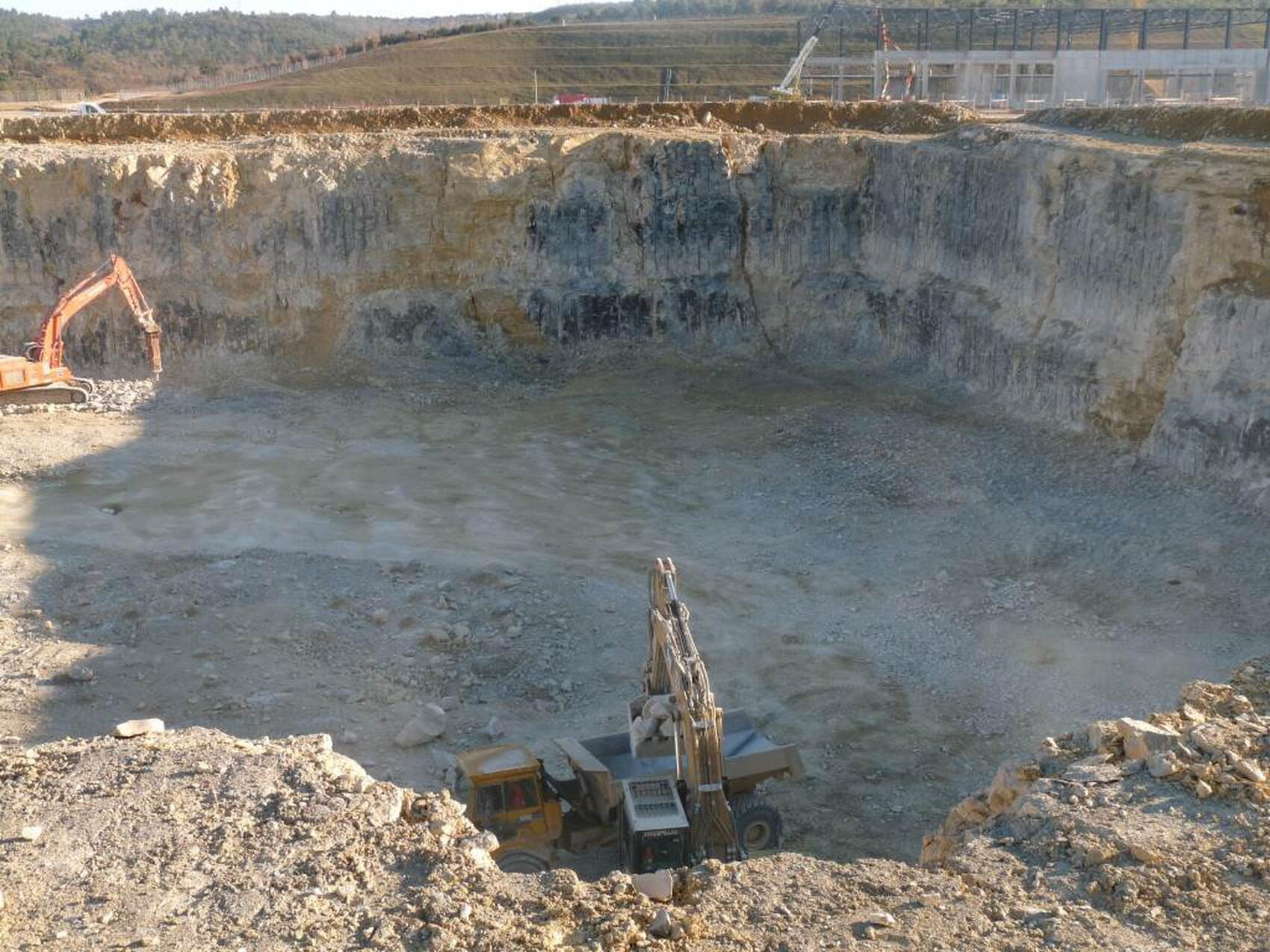 Exploring the rock surface
