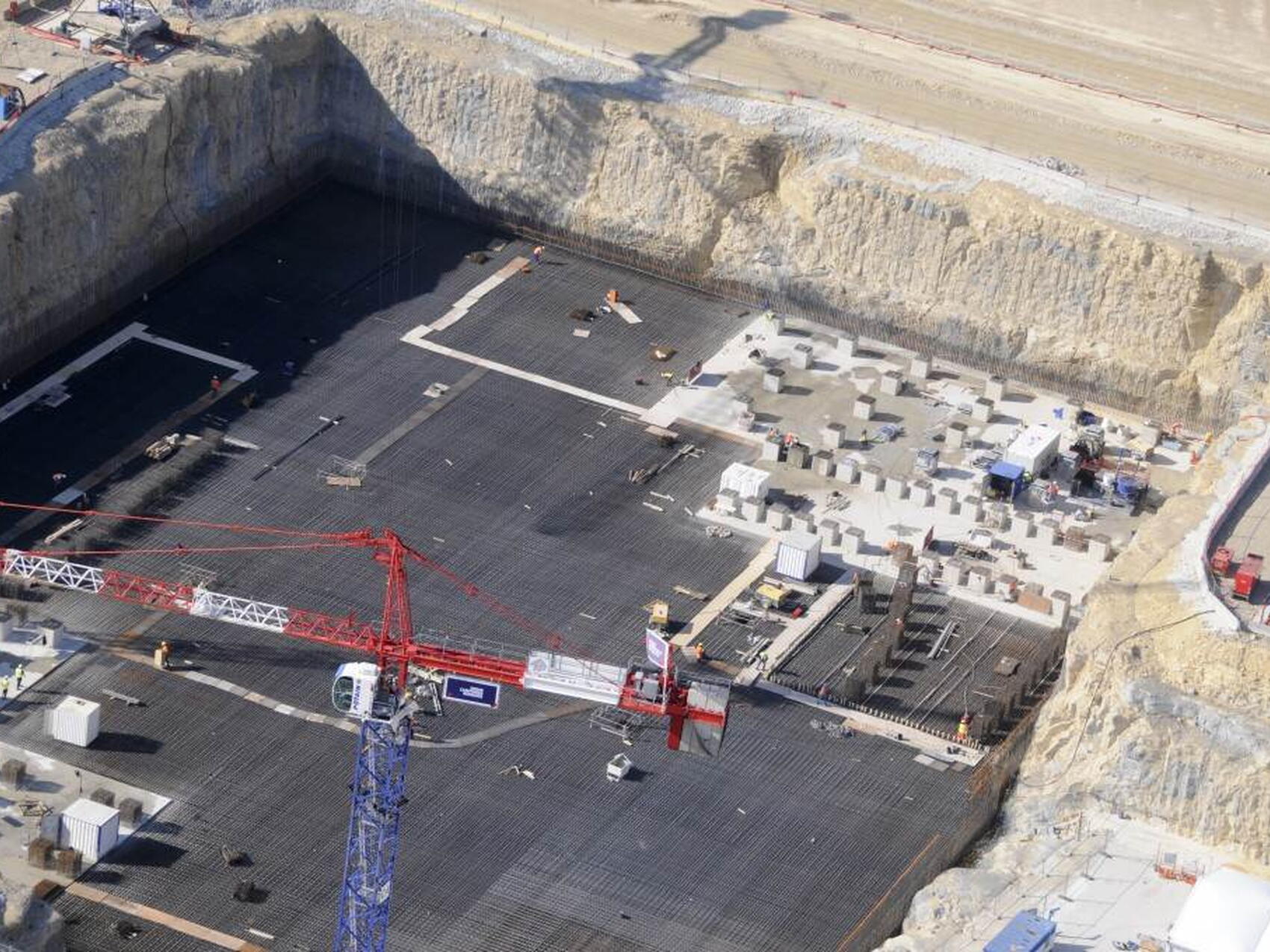 Les fondations vues du ciel