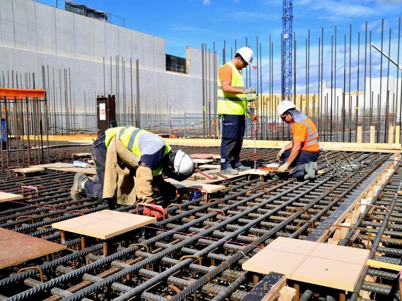Installation des platines de fixation
