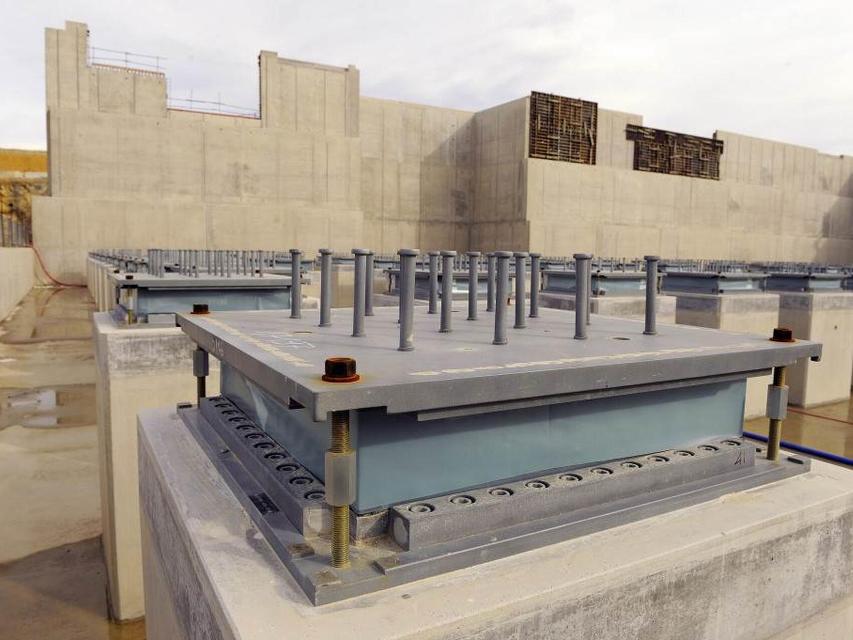 Dernières photos du dispositif sismique d'ITER