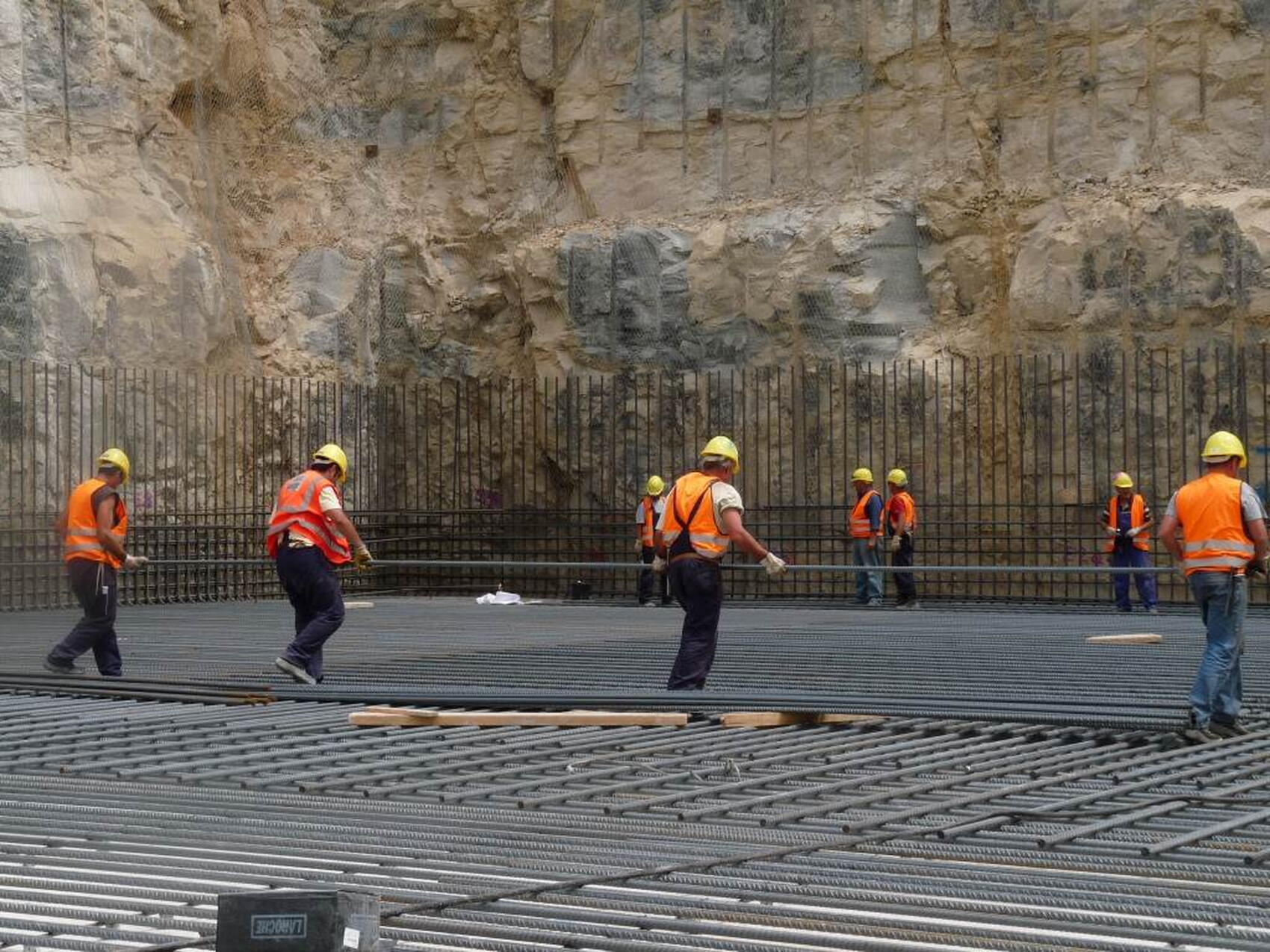 Près de 100 kg par barre