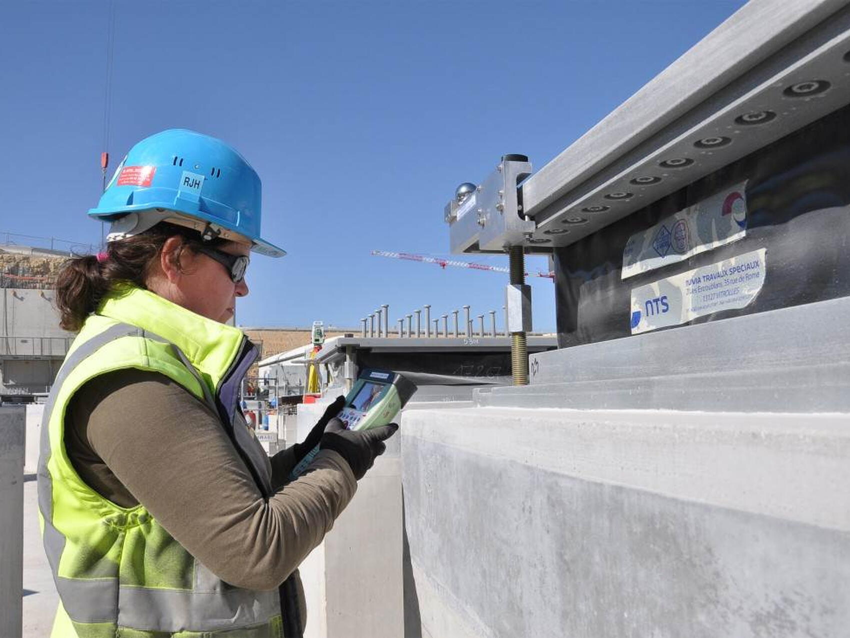 Les géomètres sont à l'œuvre