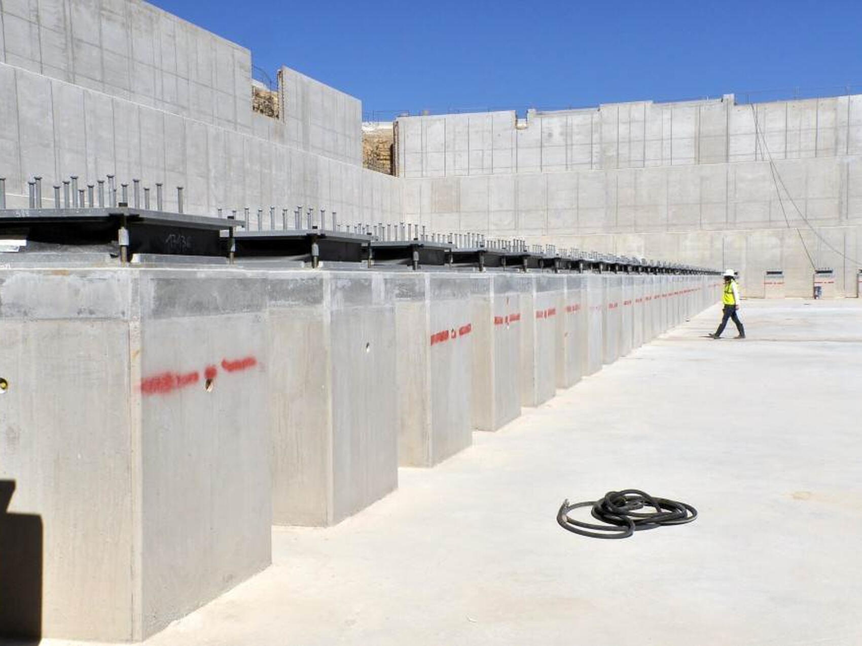 Les ouvriers ont quitté la fosse sismique