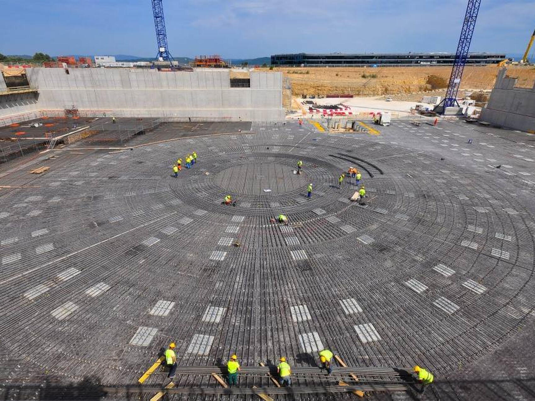 Ferraillage en cours