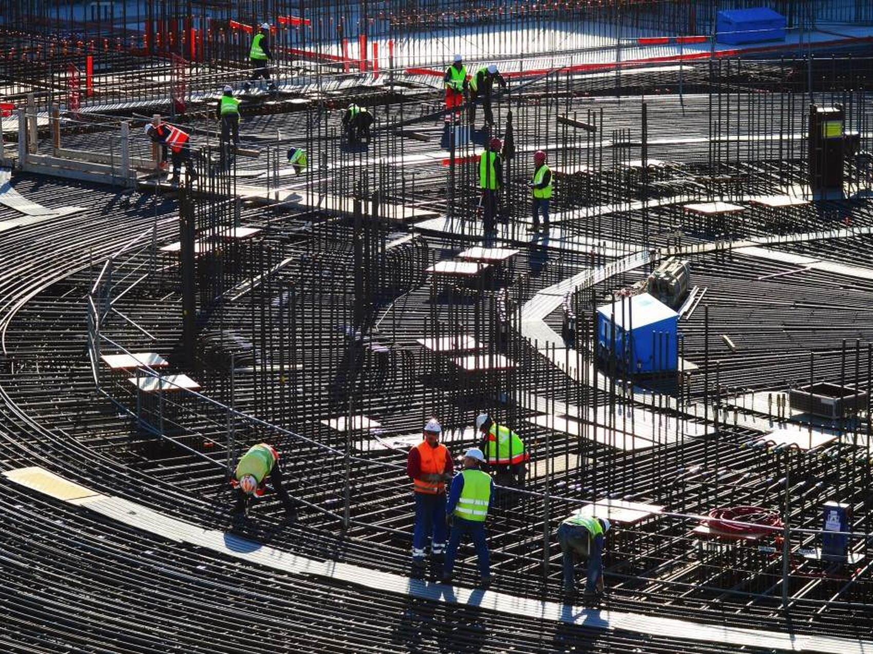 On prépare le radier pour la machine ITER