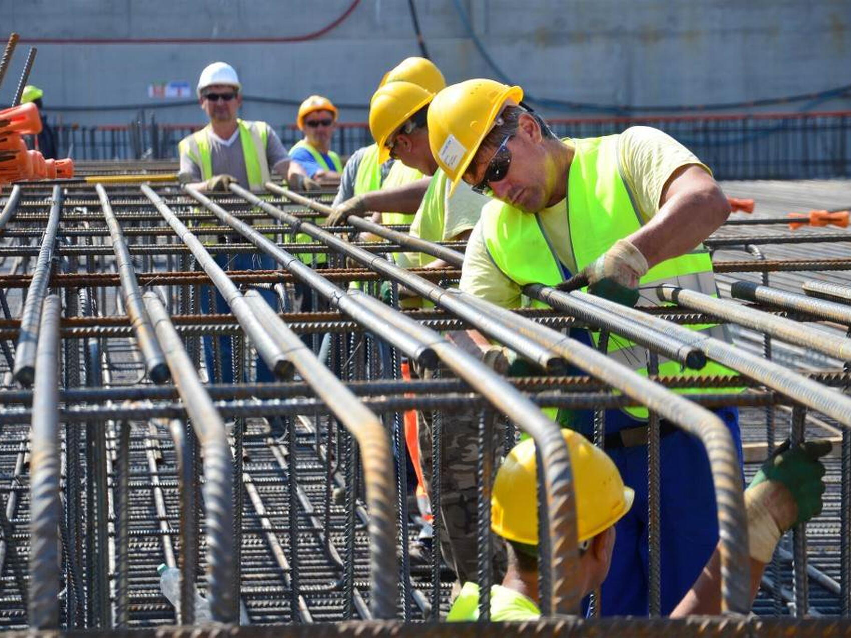 Premier coulage en août