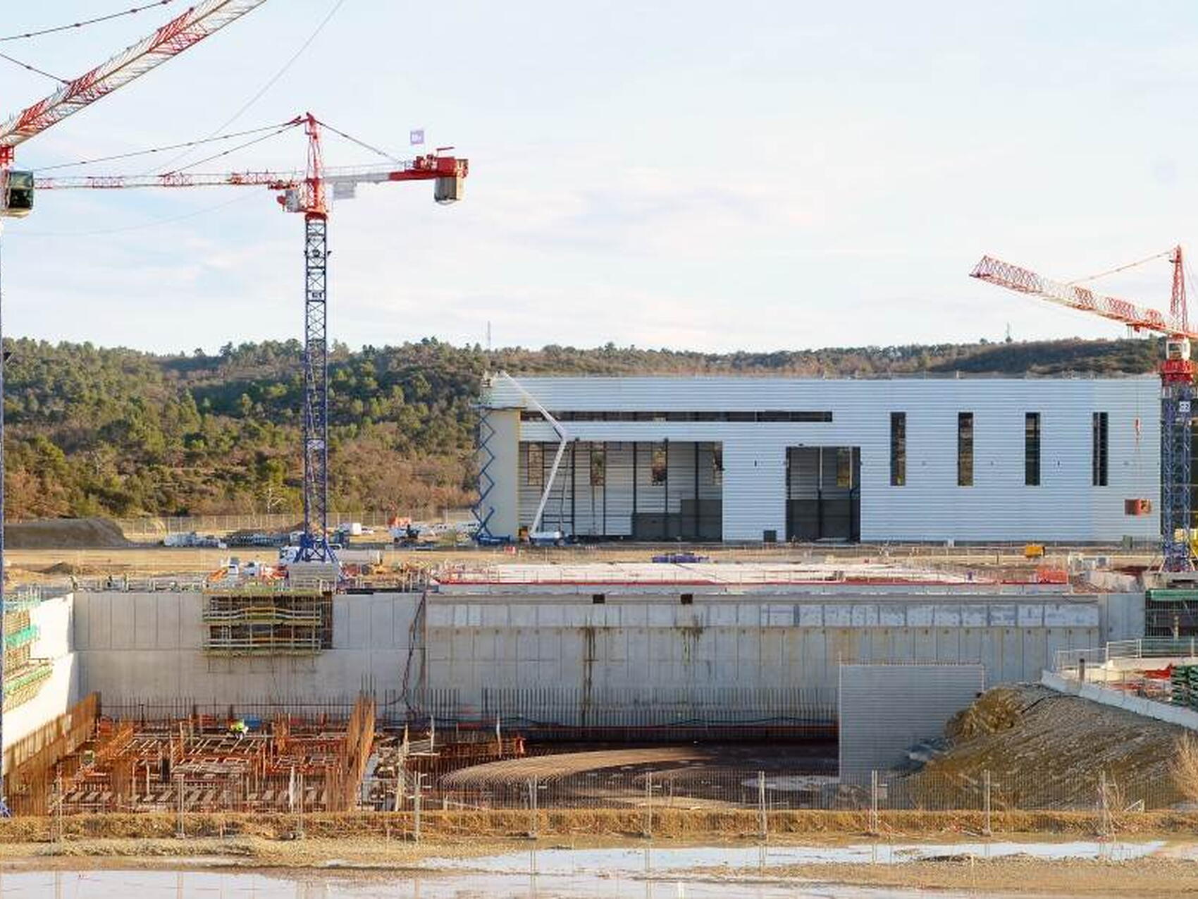 Deux zones de ferraillage