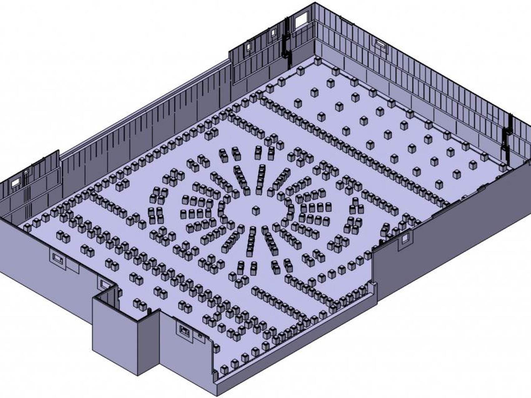 L'agencement des patins parasismiques