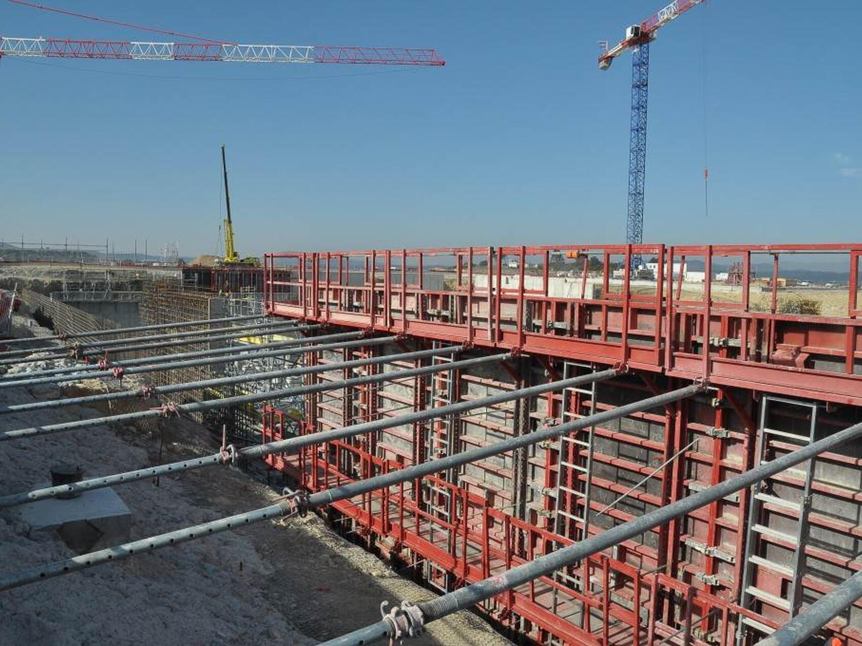 La dernière phase des opérations pour les murs