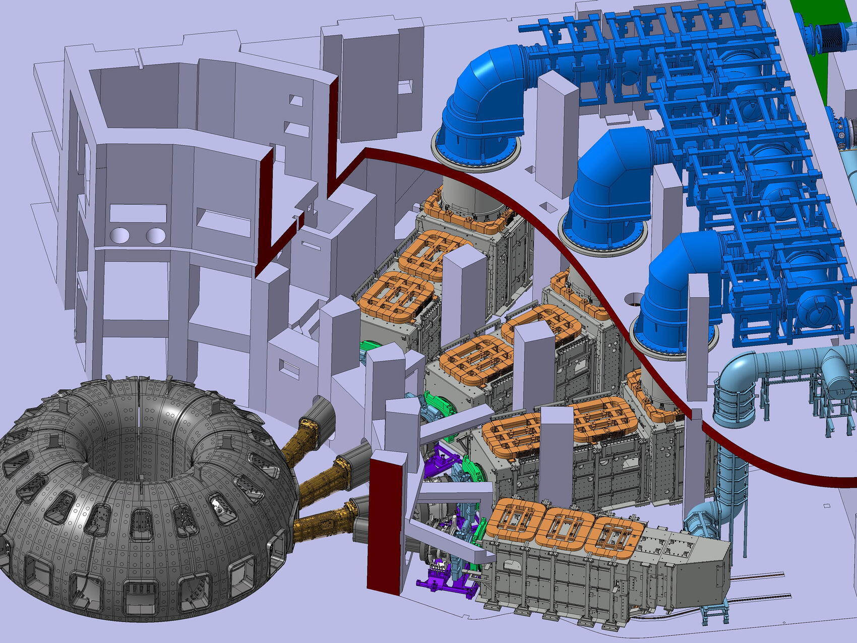 Dwarfing the vacuum vessel