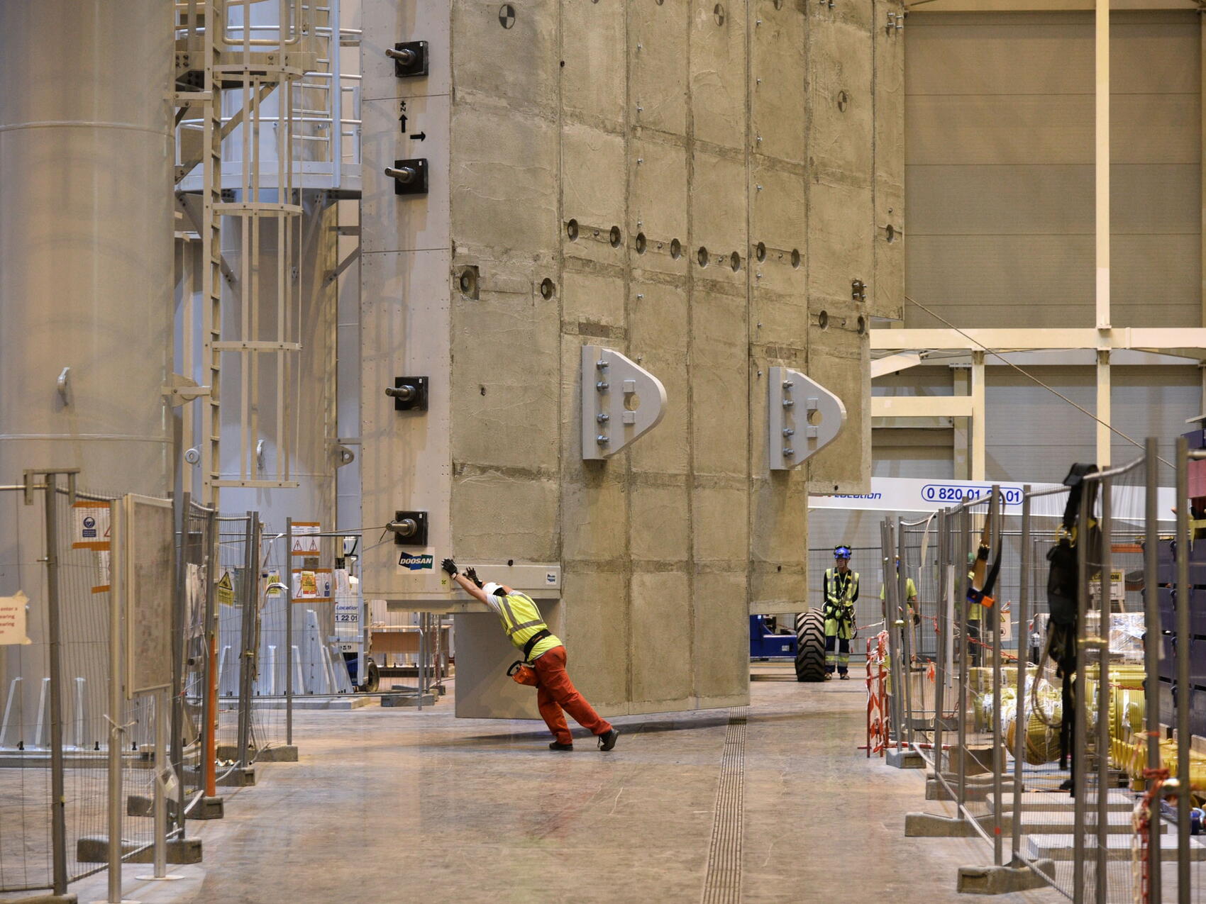 A little push by hand...