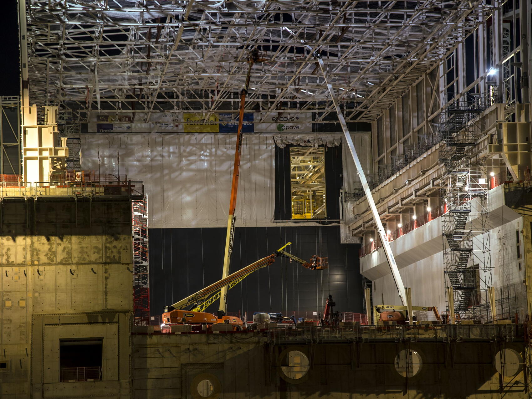 Peeking into the adjacent building