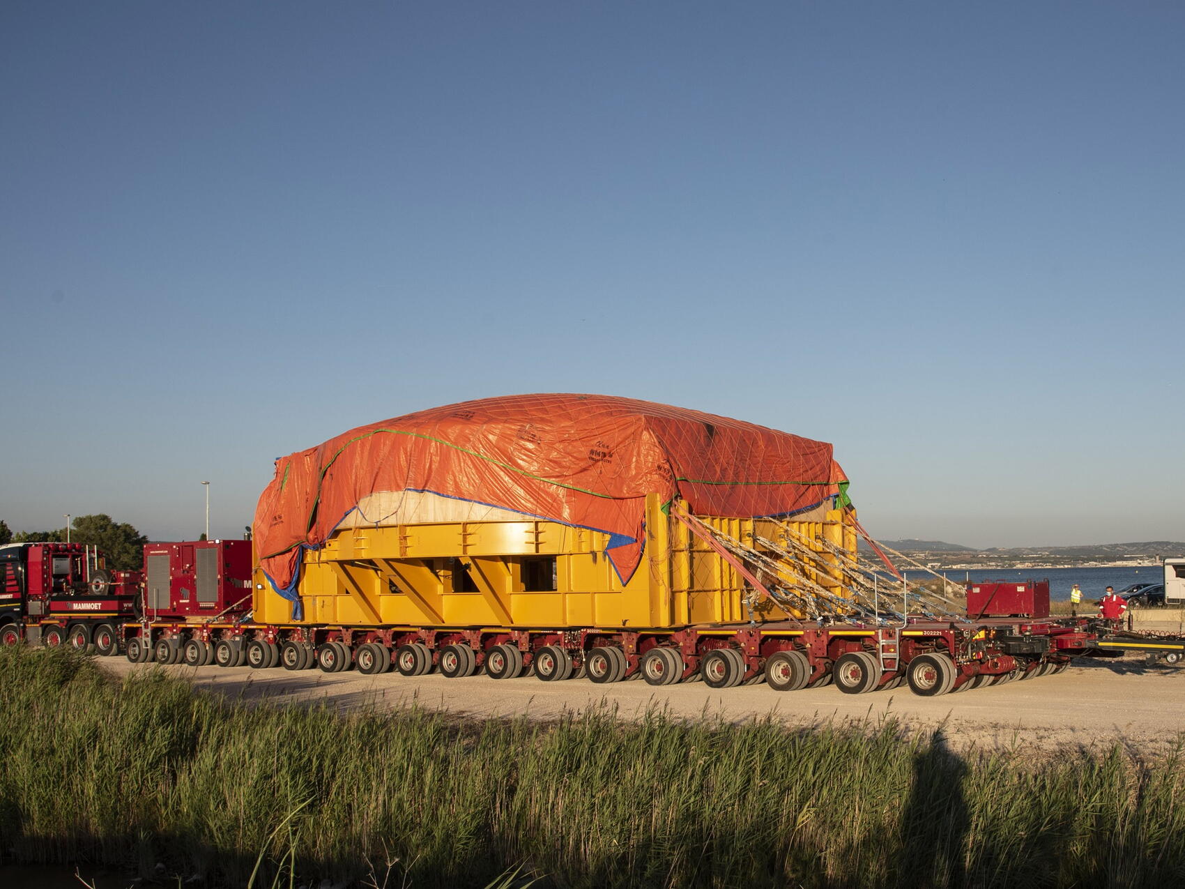 A 342-wheel transporter