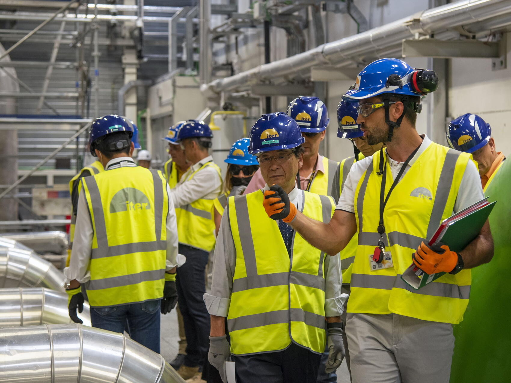 In the Site Services Building